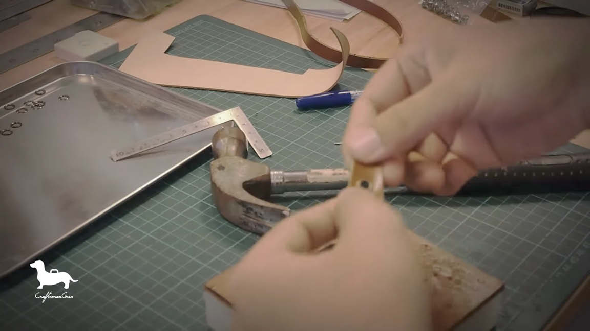 How-To-Rivet - Craftsmangus Leather Bag Pattern Instance PDF Download