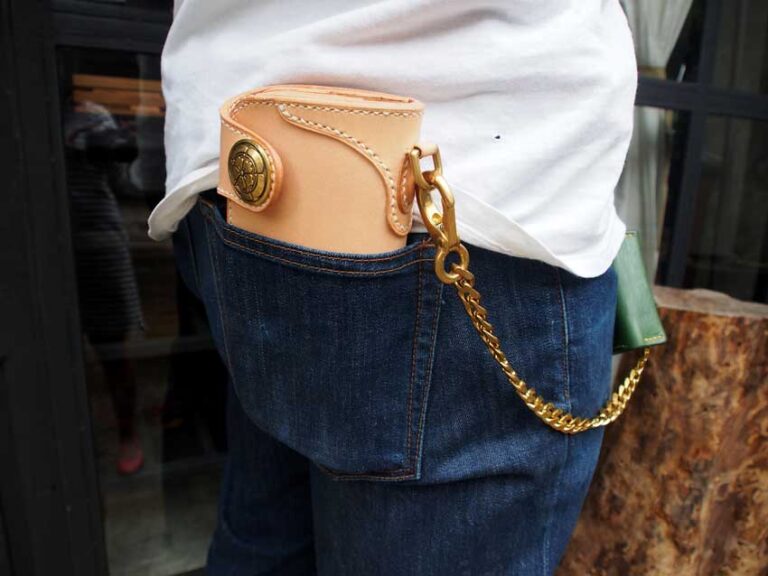 Long Biker Wallet Pattern Craftsmangus Leather Bag Pattern Instance