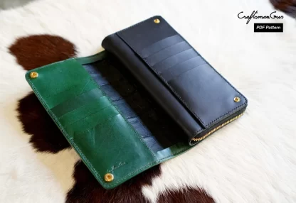 Continental Zipper Wallet Pattern - Image 8