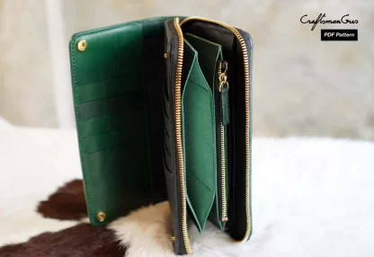 Continental Zipper Wallet Pattern - Image 7