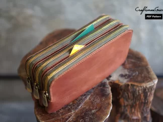 Tripple Zipper Pouch Pattern
