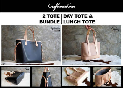 2 TOTE BUNDLE: Day & Lunch Tote Pattern