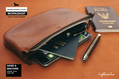 Workshop: Double Zipper Clutch