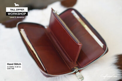 Workshop: Tall Zipper Wallet